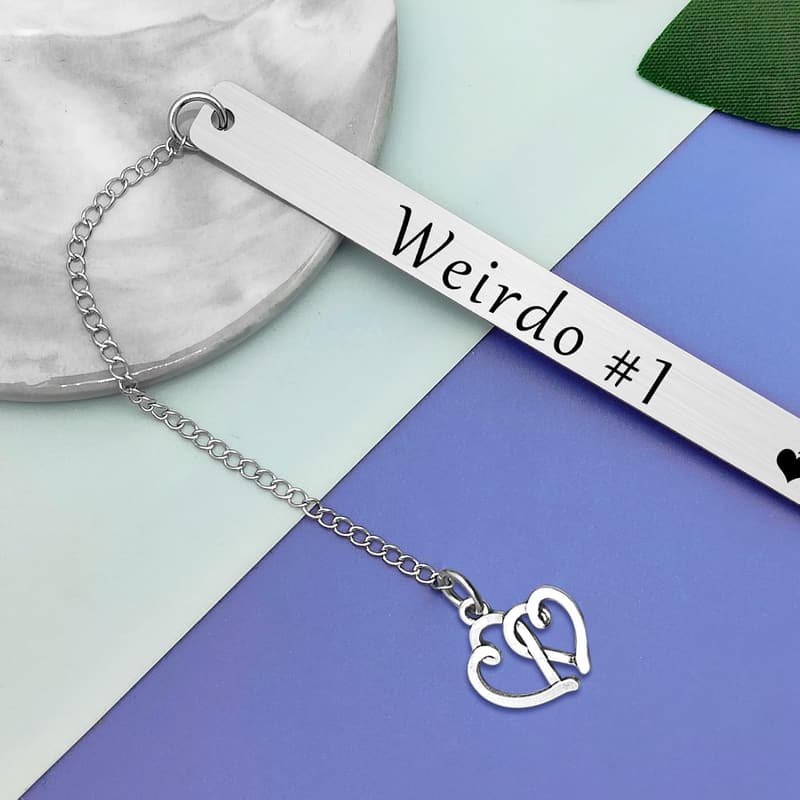 Friendship Bookmark Gift for Best Friends, Metal Book Marker