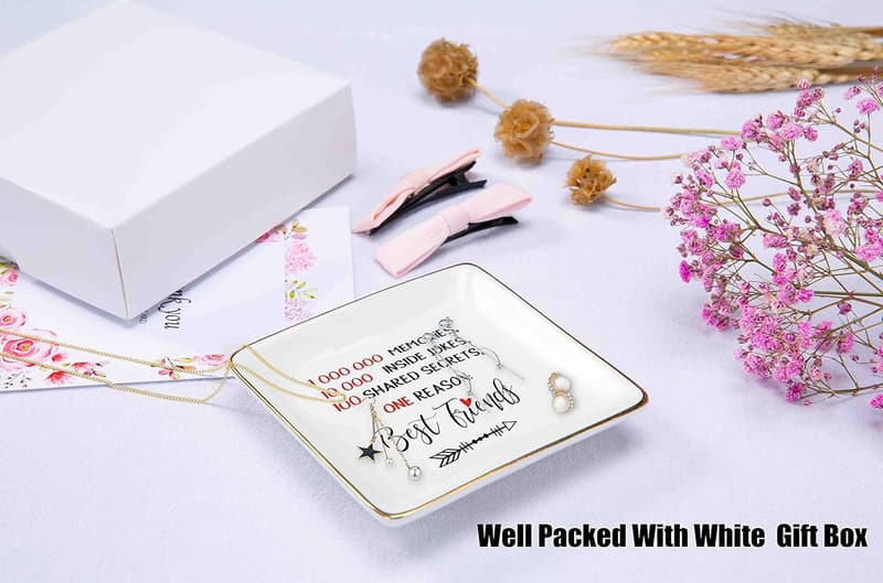 Friendship Memories Jewelry Tray - Long Distance Gift for Women