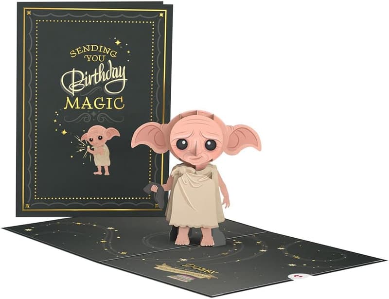 Harry Potter 3D Birthday Card - Dobby Design for All