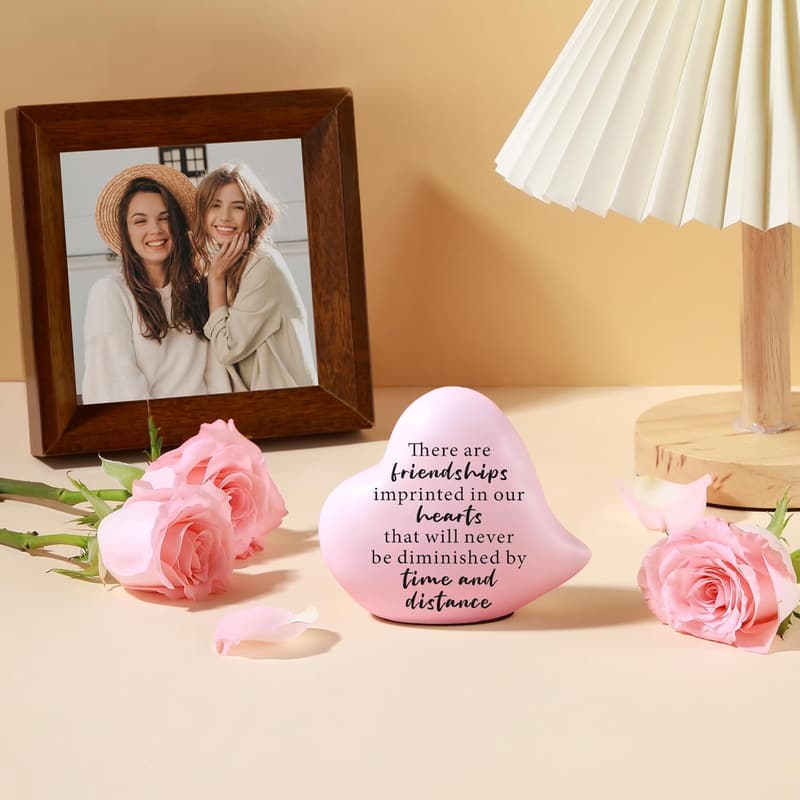 Ceramic Heart Decor for Friends' Birthday or Wedding