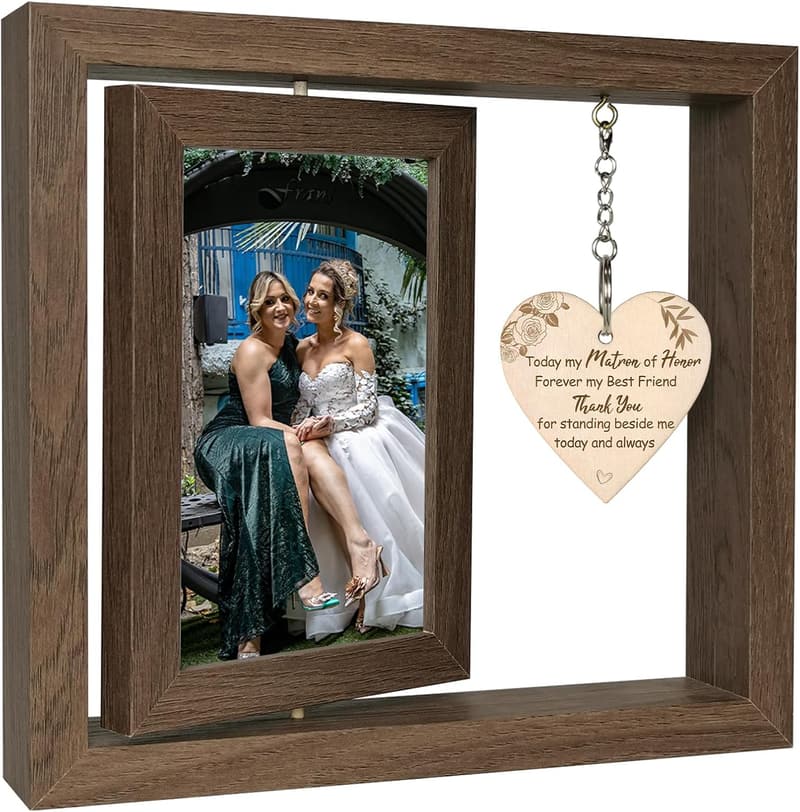 Matron of Honor Picture Frame for Wedding Day Gift