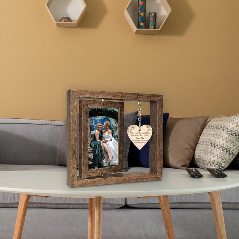 Matron of Honor Picture Frame for Wedding Day Gift