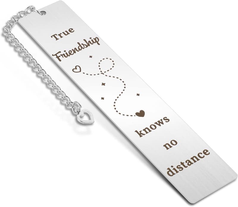 Friendship Bookmark Gift for Book Lovers – Farewell & Moving