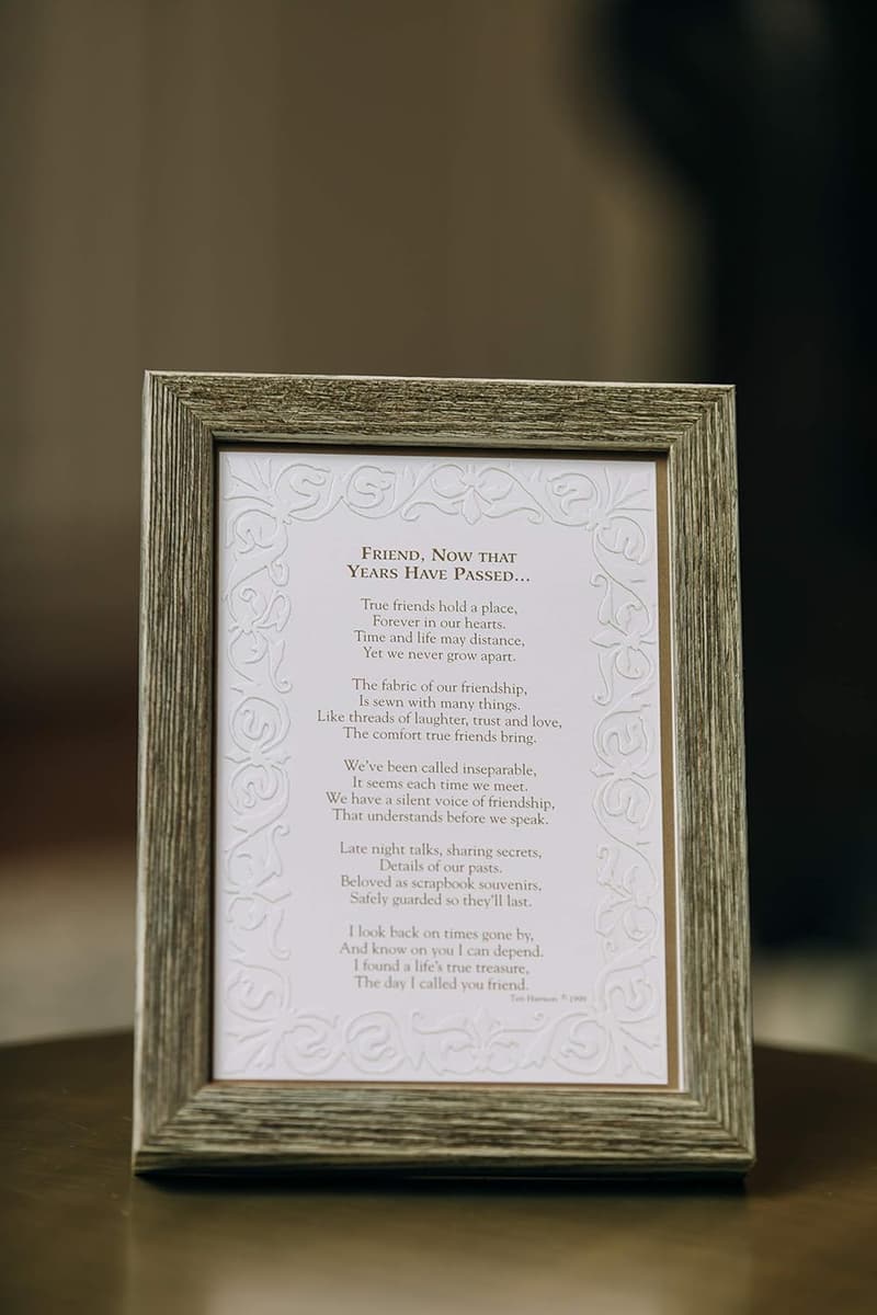Friendiversary Gift - Sentimental Keepsake for Best Friend