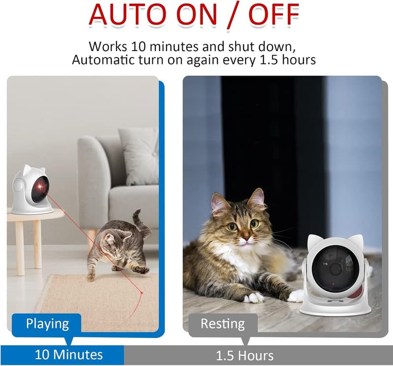 Automatic Interactive Laser Toy for Indoor Cats and Dogs