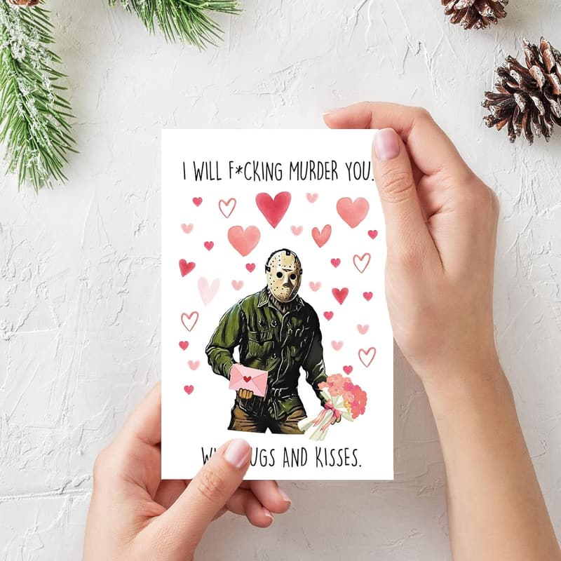 Funny Scary Movie Birthday Card for Her