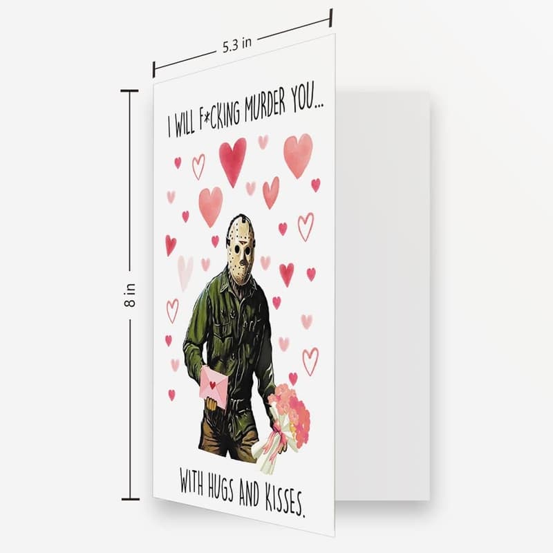 Funny Scary Movie Birthday Card for Her
