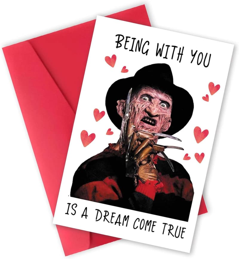 Scary Movie Valentine's Day Card for Couples