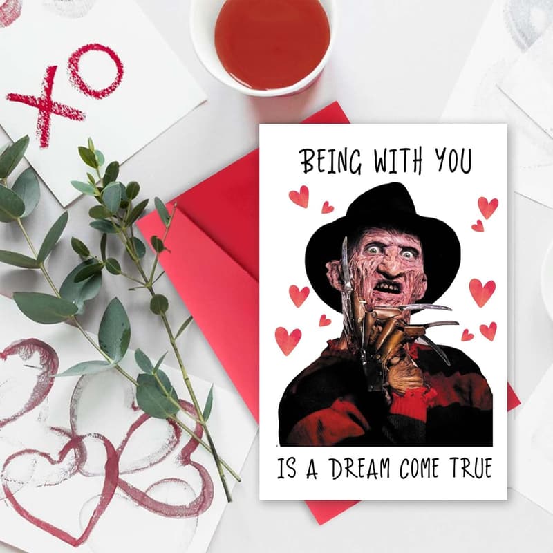 Scary Movie Valentine's Day Card for Couples