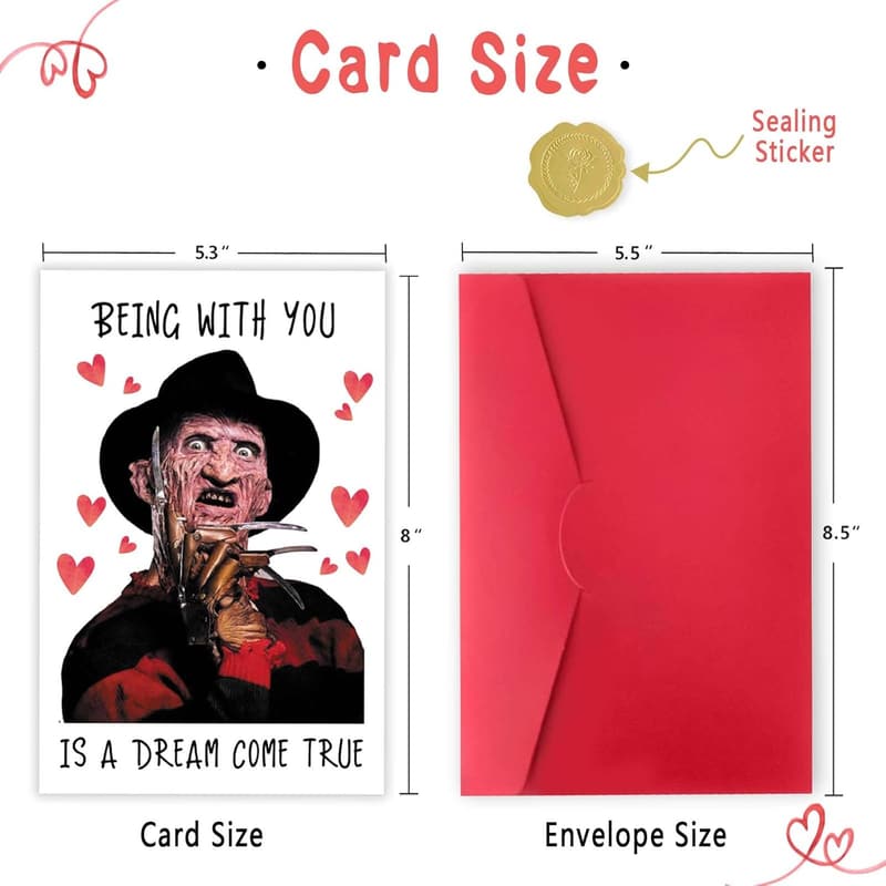 Scary Movie Valentine's Day Card for Couples