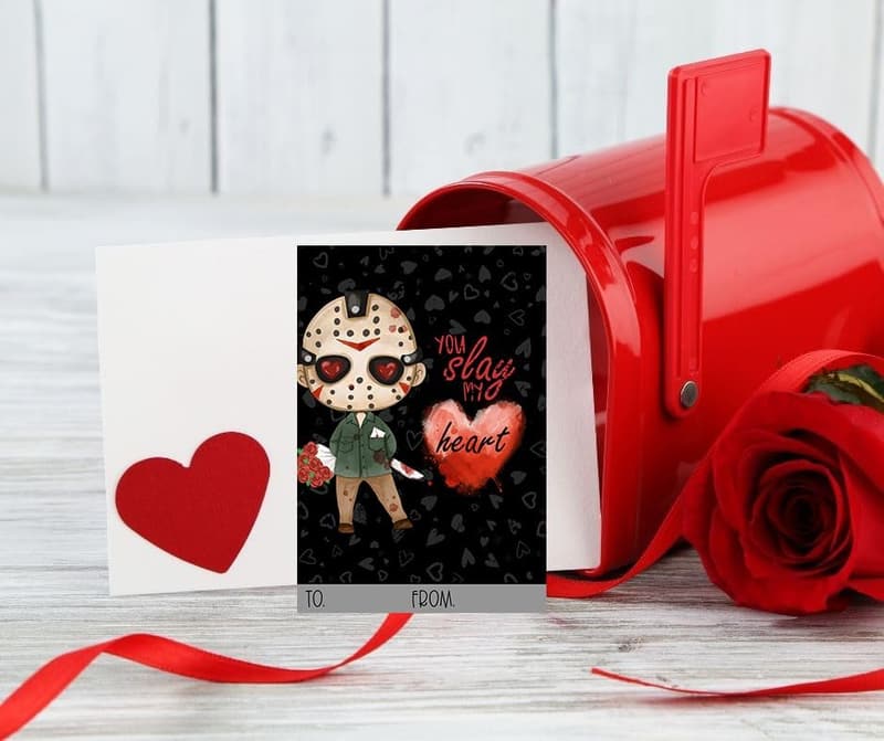 Valentine's Day Classic Horror Character Card Set (24)