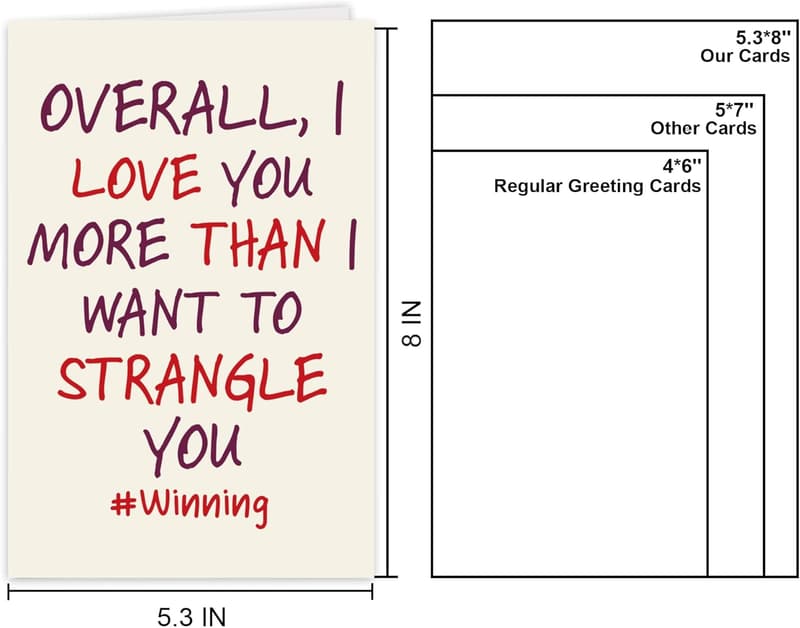 Humorous Wedding Anniversary Card for Couples