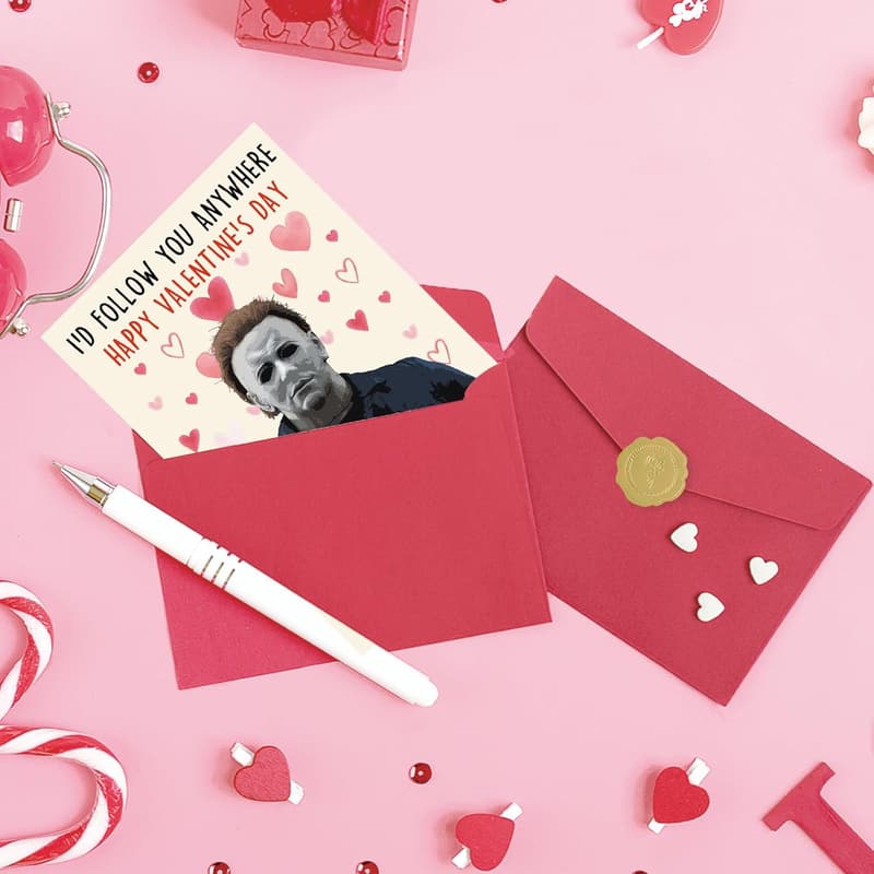 Michael Myers Valentine's Day Card for Couples