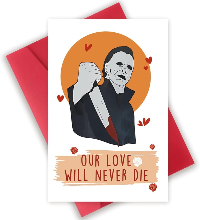 Halloween Scary Card for Couples - Michael Myers Design