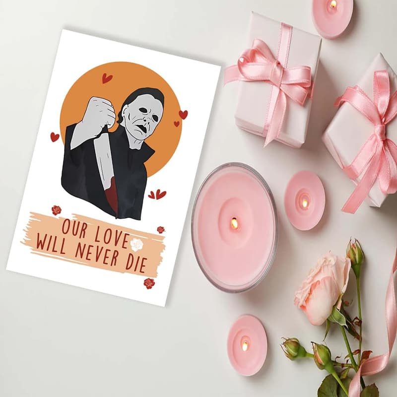 Halloween Scary Card for Couples - Michael Myers Design