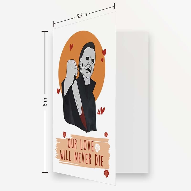 Halloween Scary Card for Couples - Michael Myers Design