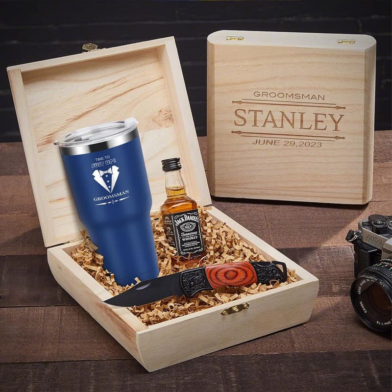 Groomsmen Gifts Set: 30oz Tumblers for Wedding & Parties