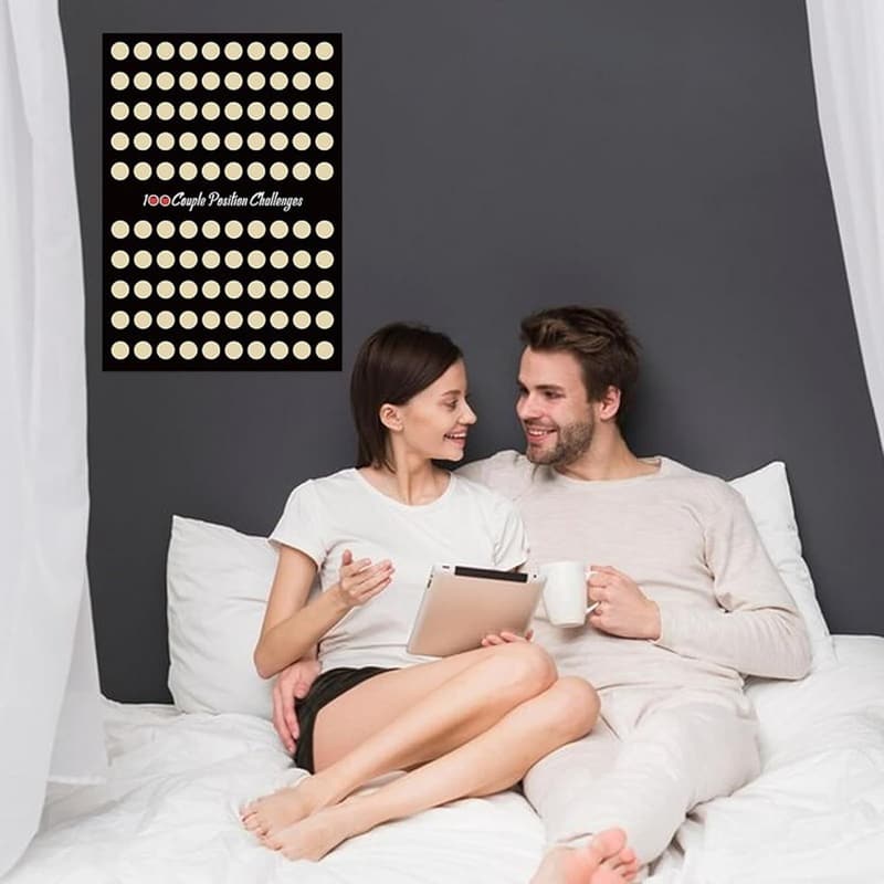 Couples' Scratch-Off Date Challenge Poster - Adventure Ideas