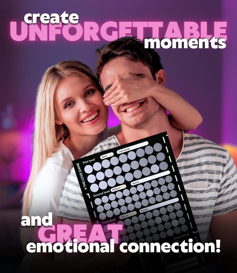 Date Night Ideas Scratch-Off Poster for Couples