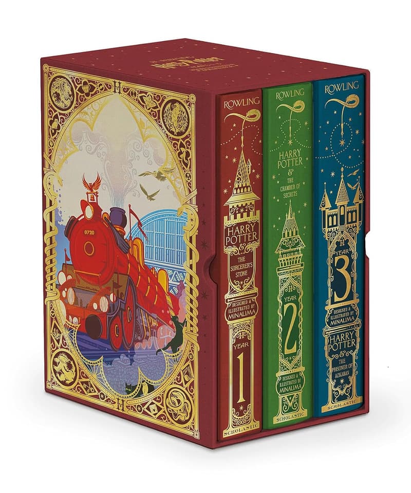 Harry Potter Books 1-3 MinaLima Interactive Boxed Set