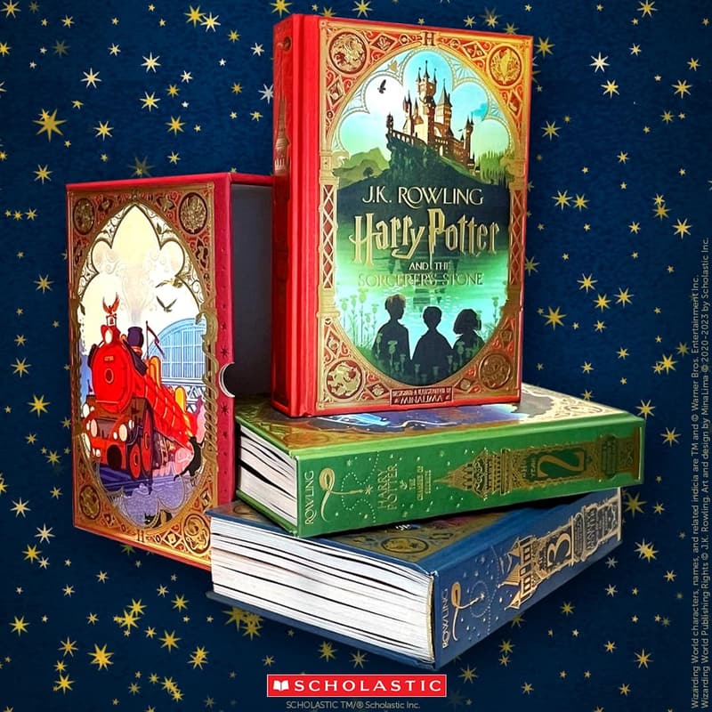 Harry Potter Books 1-3 MinaLima Interactive Boxed Set