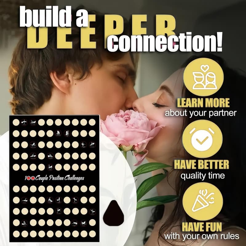 Couples' Anniversary Scratch-Off Date Challenge Poster
