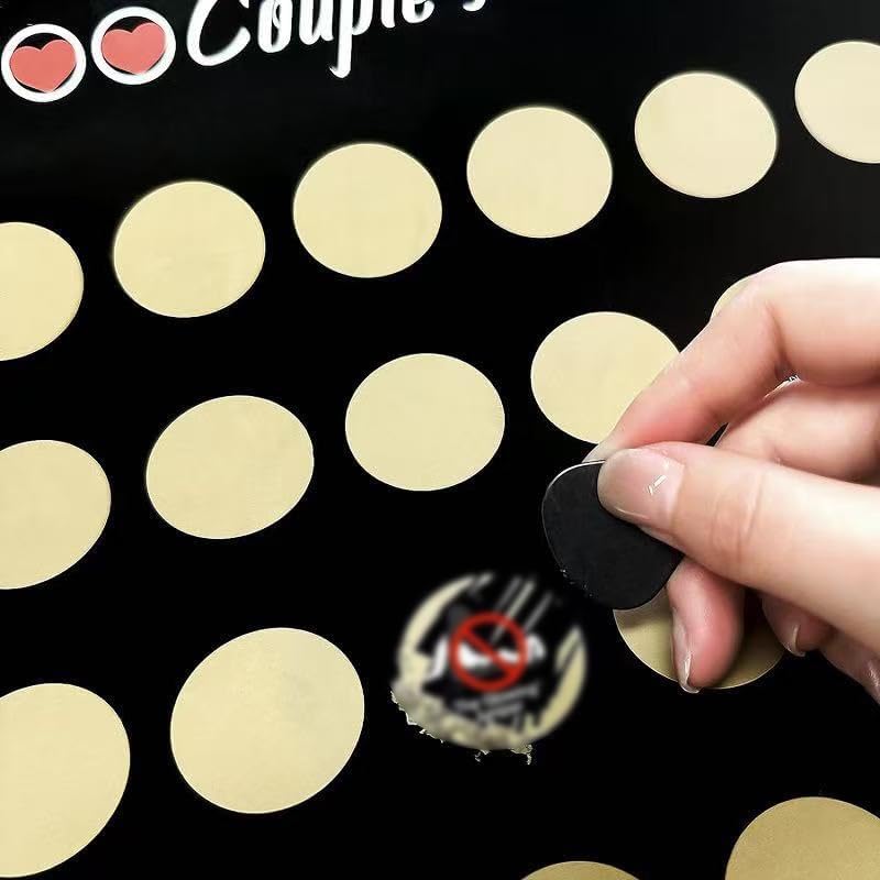 Date Night Scratch-Off Poster with 104 Ideas for Couples