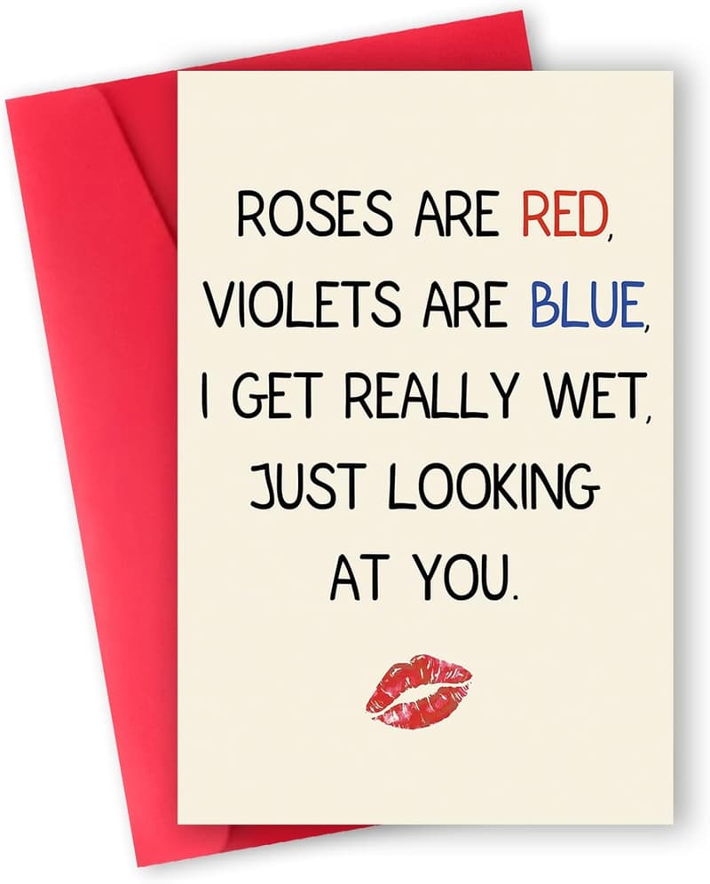Funny Valentine's Day Card for Him - Perfect for Husband or Boyfriend