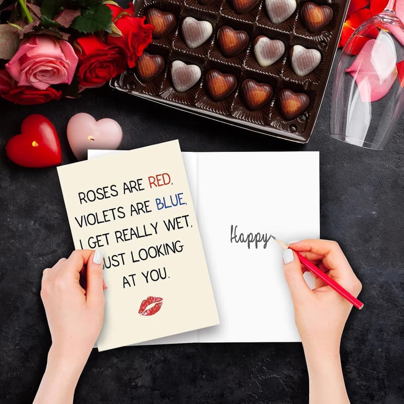 Funny Valentine's Day Card for Him - Perfect for Husband or Boyfriend
