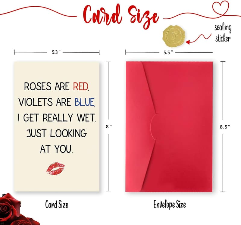 Funny Valentine's Day Card for Him - Perfect for Husband or Boyfriend