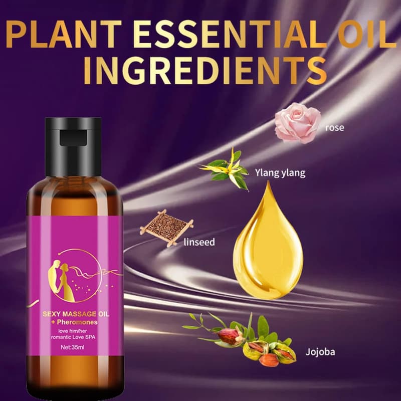 Valentine's Day Sensual Massage Oil with Pheromones for Couples