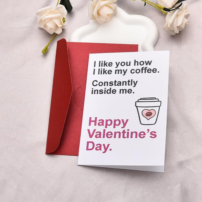 Naughty Valentine's Day Card for Him - Funny Spouse Gift