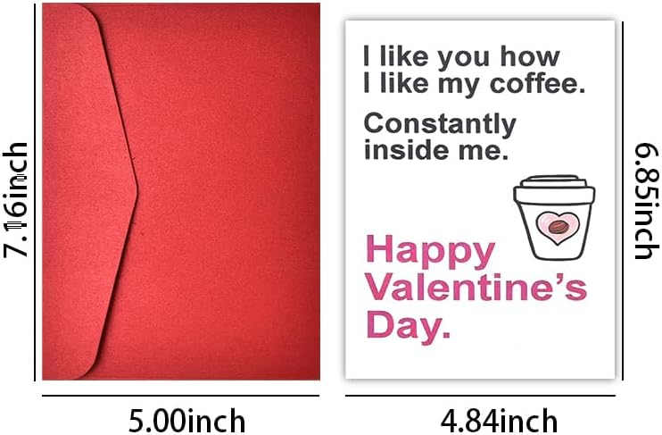 Naughty Valentine's Day Card for Him - Funny Spouse Gift