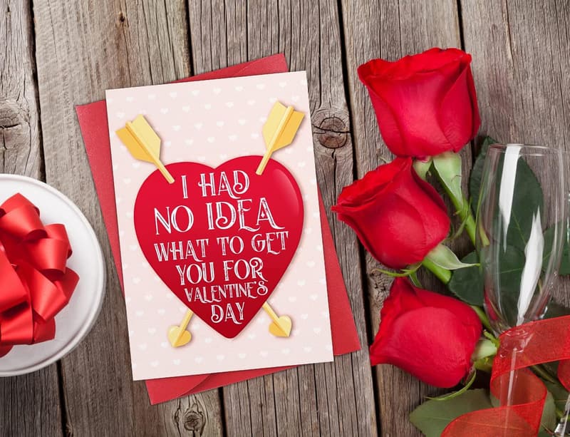 Funny Valentine's Day Cards for Couples - Naughty Gift Set