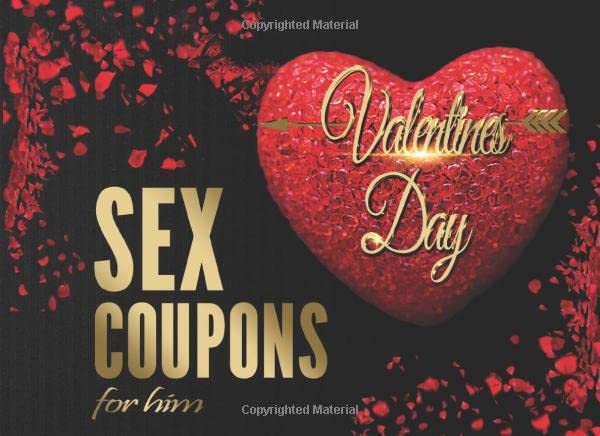 Valentine's Day Sex Coupons for Him - Perfect Gift for Men