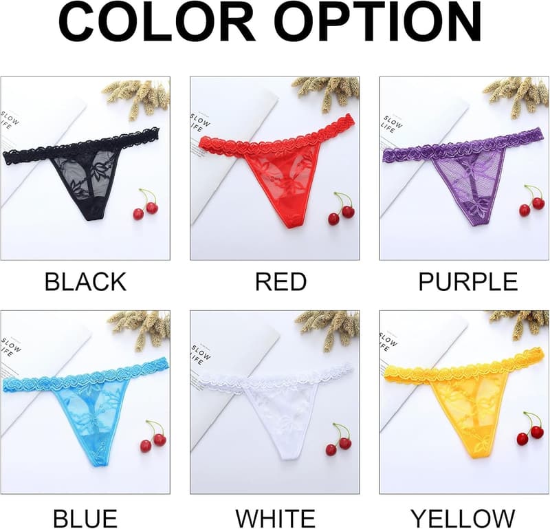 Valentine's Day Personalized Lace Thongs for Couples