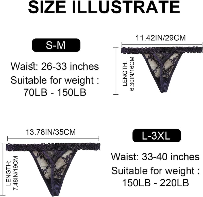 Valentine's Day Personalized Lace Thongs for Couples
