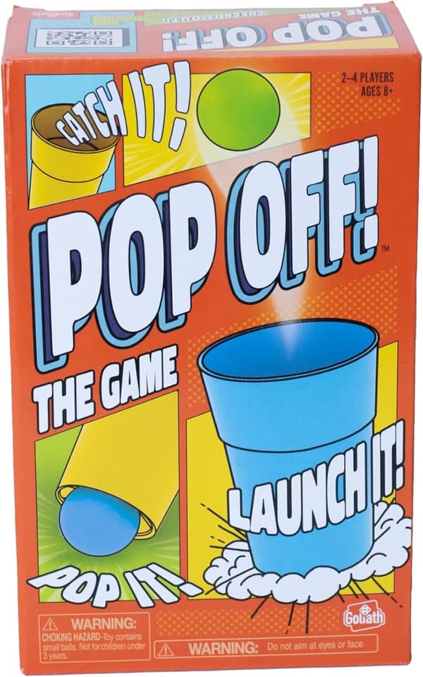 Goliath Pop Off! Game - Hilarious Challenge Cups for 2-4 Players