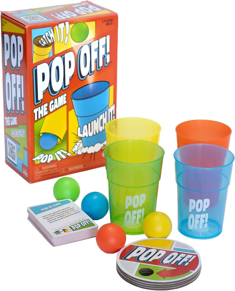 Goliath Pop Off! Game - Hilarious Challenge Cups for 2-4 Players