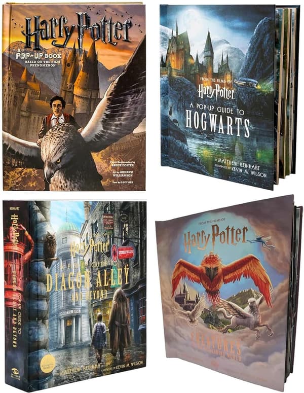 Harry Potter Deluxe Pop-Up Book Set: Hogwarts & Wizarding Creatures