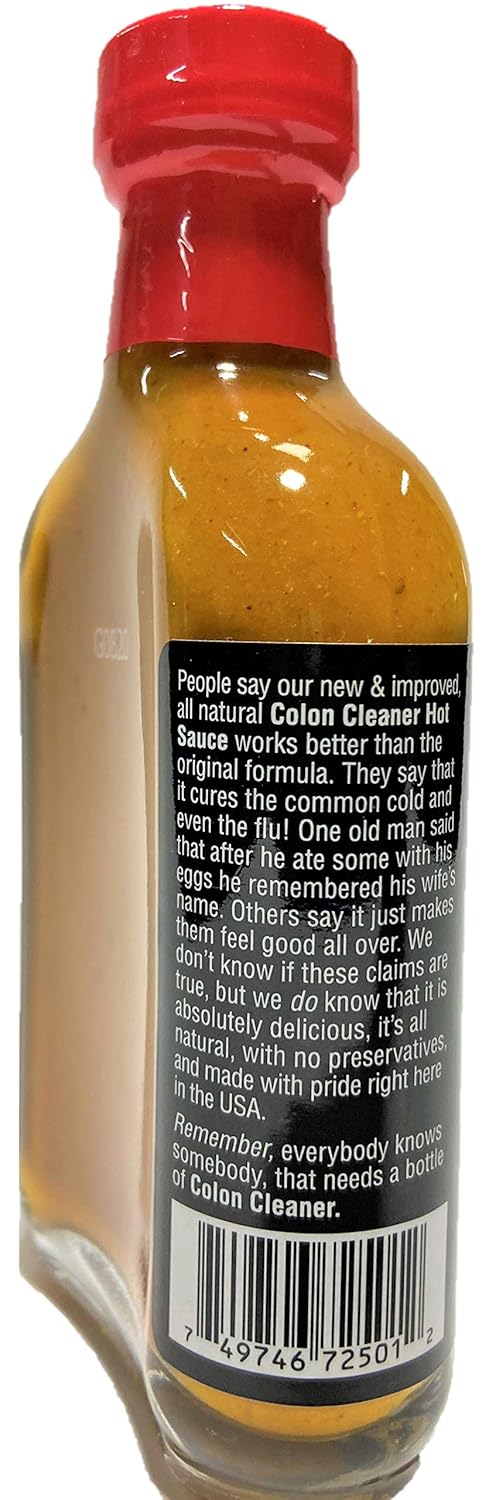 Hot Sauce for Digestive Health - 5.7oz Colon Cleaner