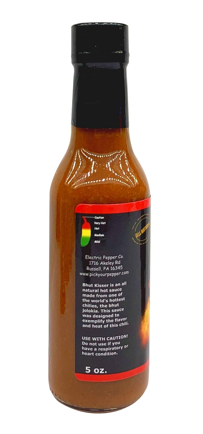 Bhut Kisser Ghost Pepper Hot Sauce - Award-Winning Heat