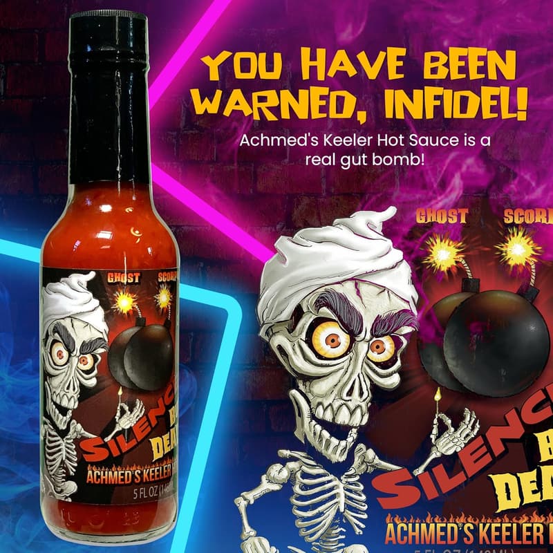 Achmed's Super Hot Sauce with Scorpion & Reaper Peppers (5 fl oz)