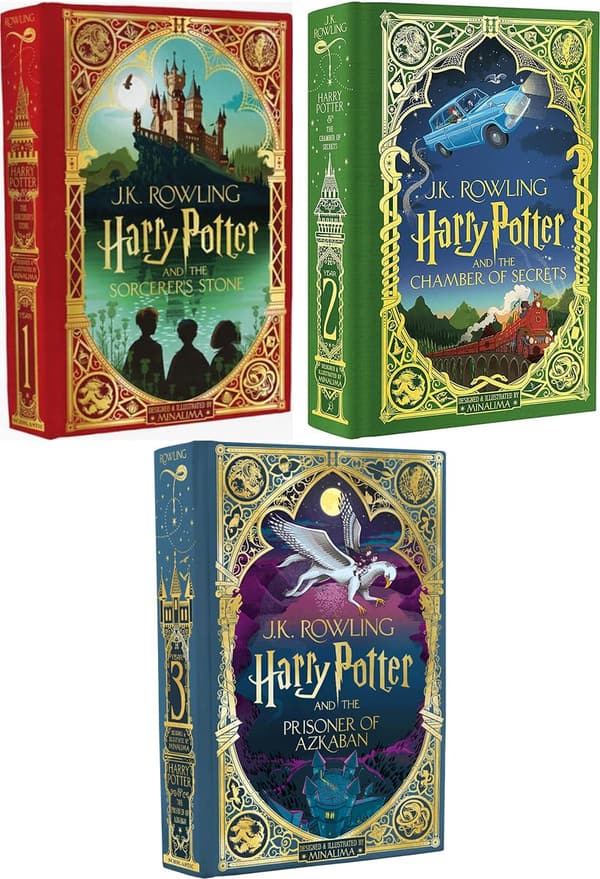 Harry Potter Illustrated Editions Set - 3 Books