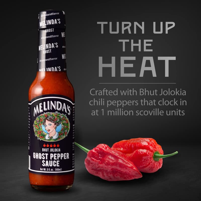Gourmet Ghost Pepper Hot Sauce - Extra Spicy, 5oz
