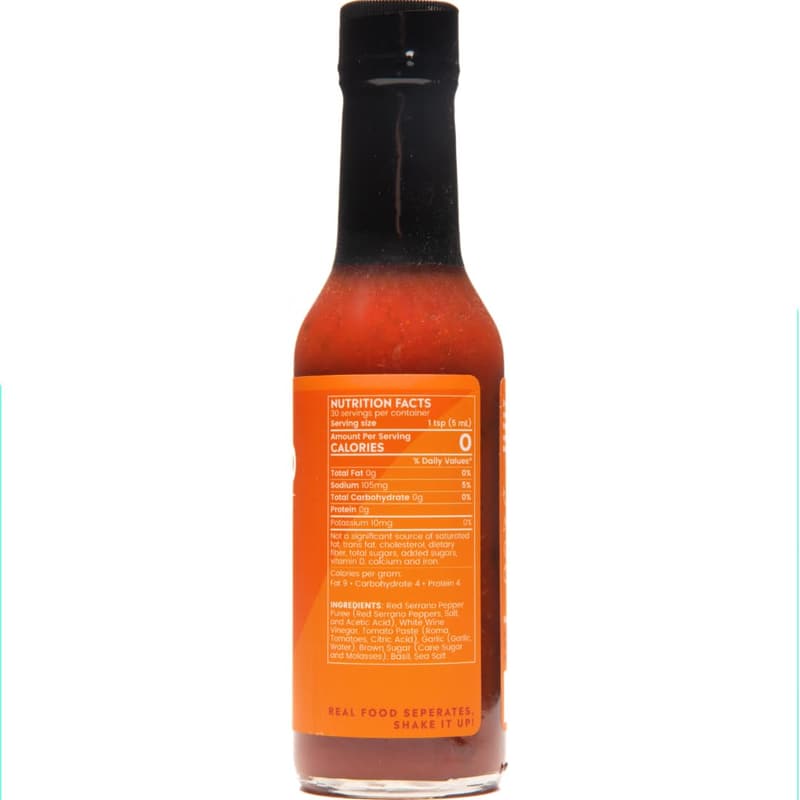 Bravado Spice Serrano & Basil Hot Sauce - Gluten-Free, Vegan 5 oz