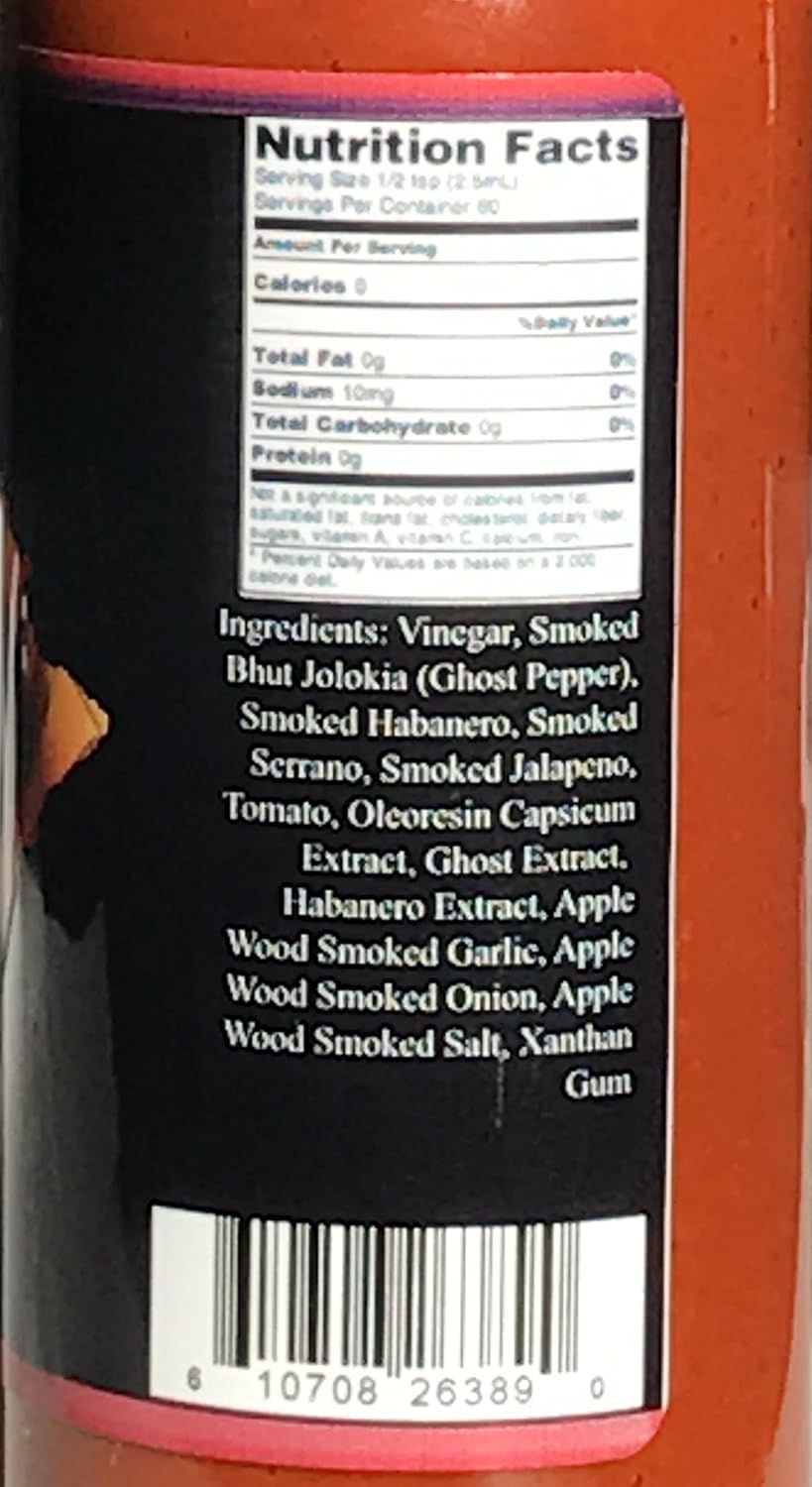 Ghost Pepper Hot Sauce - Wicked Tickle XXX Chipotle Gift