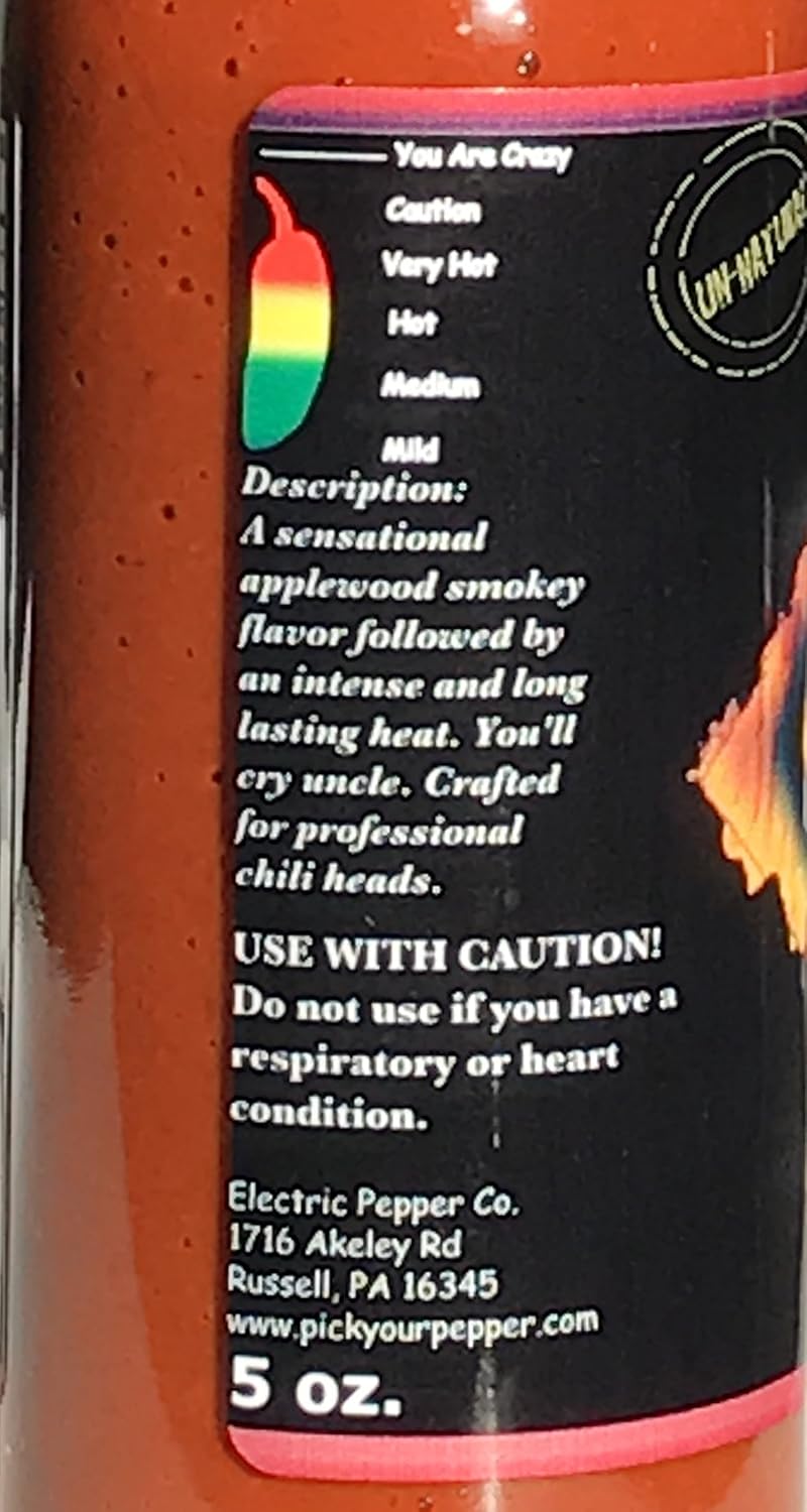 Ghost Pepper Hot Sauce - Wicked Tickle XXX Chipotle Gift