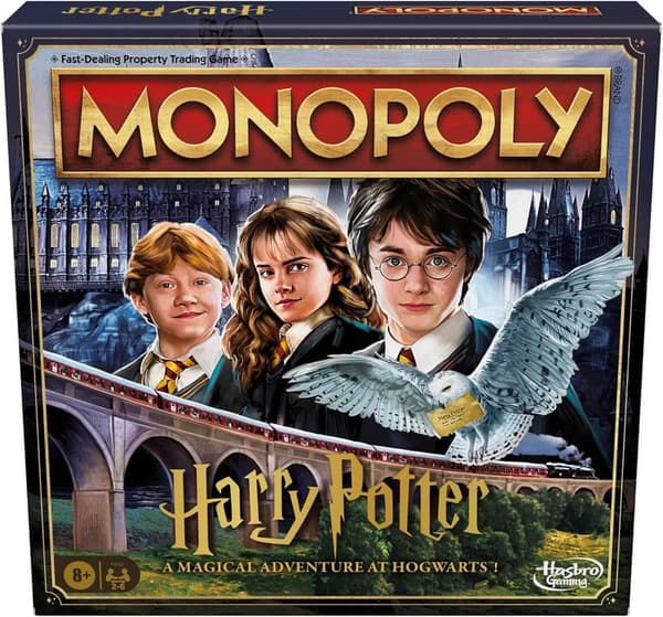 Harry Potter Monopoly Board Game | Ages 8+ | 2-6 Players
