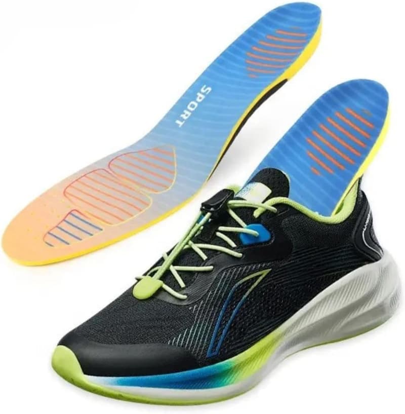 High Jump Insoles with Gel Shock Absorber for Athletes